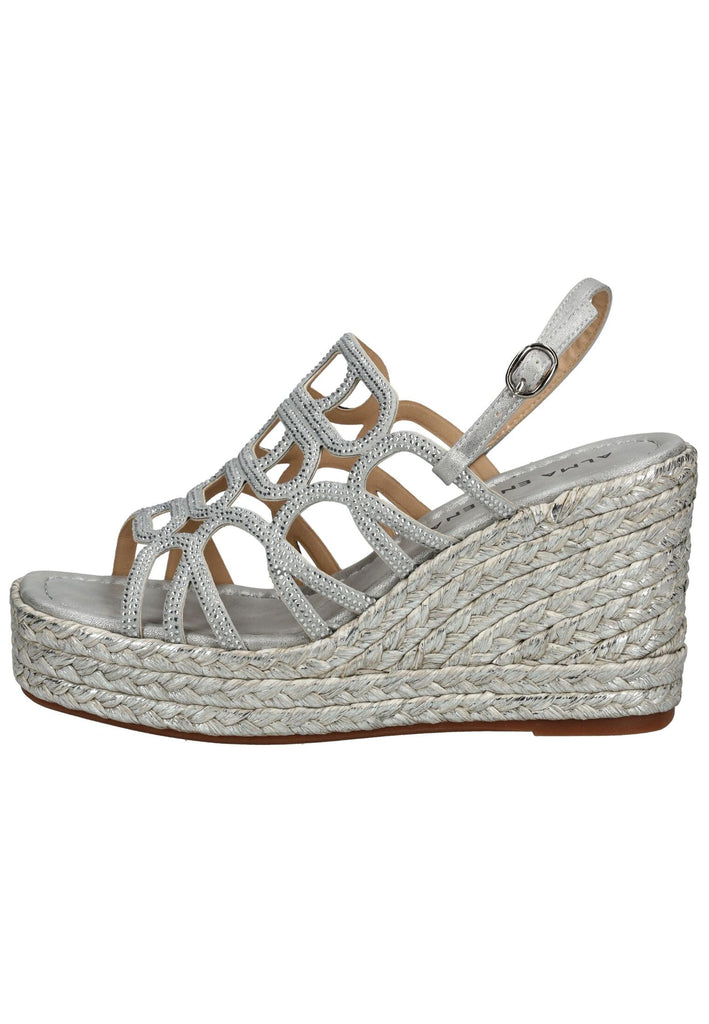 ALMA EN PENA Sandalen Textil Silber - surf4shoes