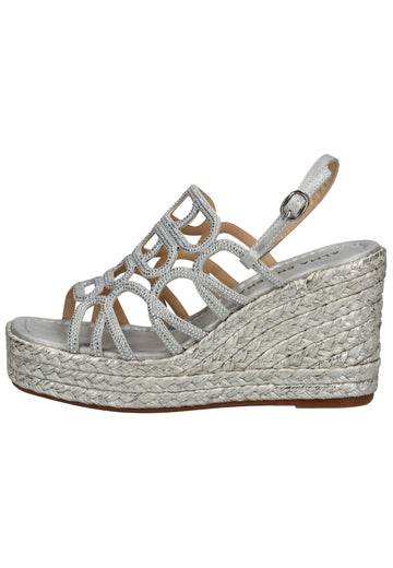 ALMA EN PENA Sandalen Textil Silber - surf4shoes