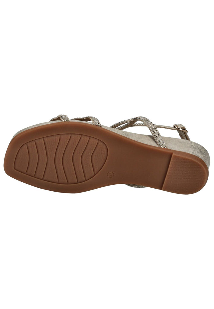 ALMA EN PENA Sandalen Textil Gold - surf4shoes