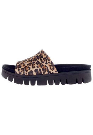 Gabor Comfort Pantoletten Leder Leopard - surf4shoes