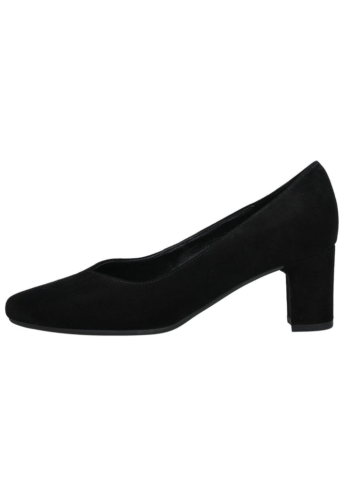 Gabor Comfort Pumps Veloursleder Schwarz - surf4shoes