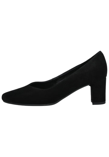 Gabor Comfort Pumps Veloursleder Schwarz - surf4shoes