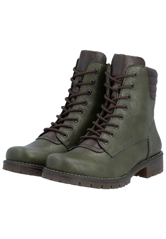 Rieker Stiefelette Lederimitat Grau