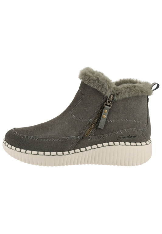 Skechers Stiefelette Leder Oliv