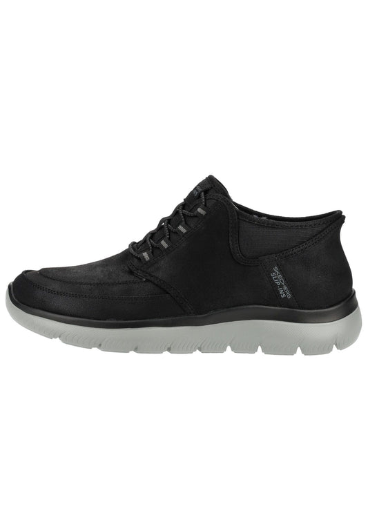 Skechers Sneaker Veloursleder/Textil Schwarz