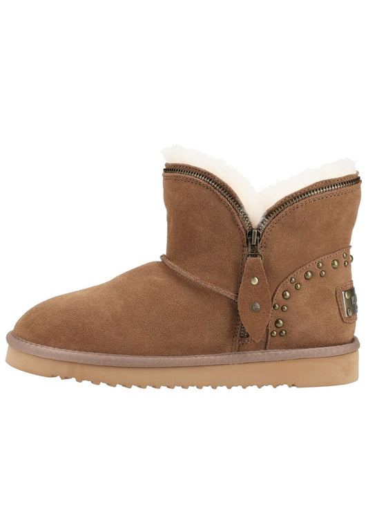 Mustang Stiefelette Veloursleder Mud Warmfutter