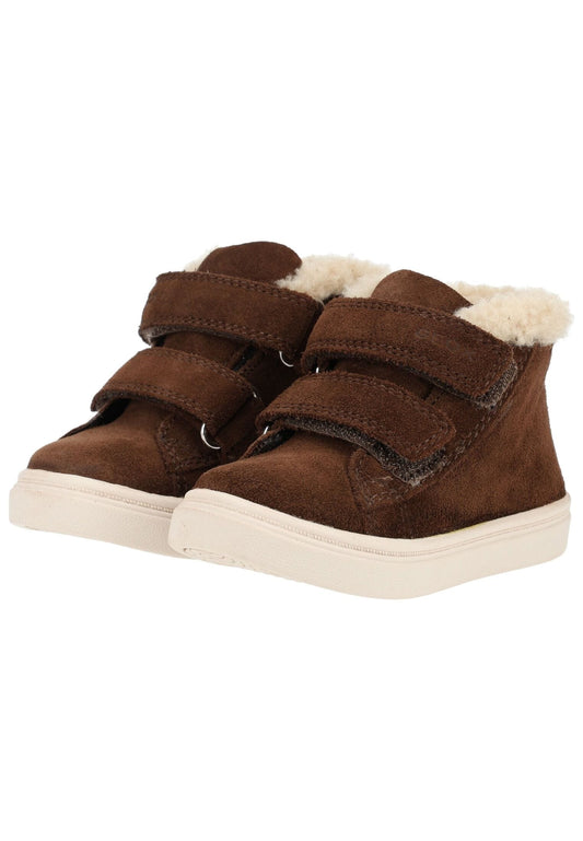 Geox Stiefelette Veloursleder Dunkelbraun Warmfutter