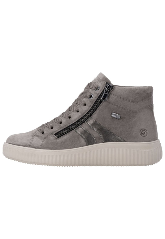 Remonte Sneaker Veloursleder Grau