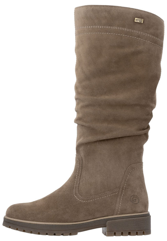Remonte Stiefel Veloursleder Braun