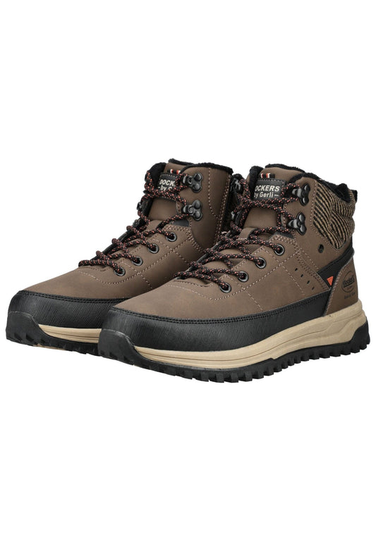 Dockers Stiefelette Lederimitat Braun