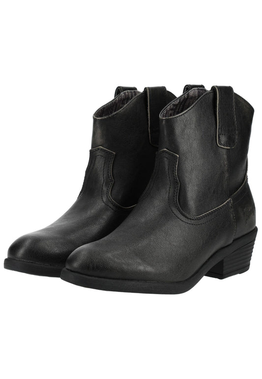 Blowfish Stiefelette Lederimitat Schwarz