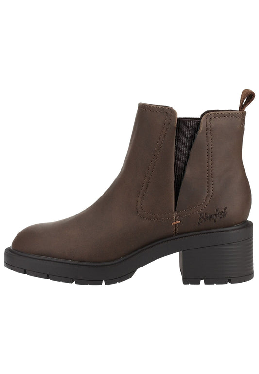 Blowfish Stiefelette Lederimitat/Textil Chocolate