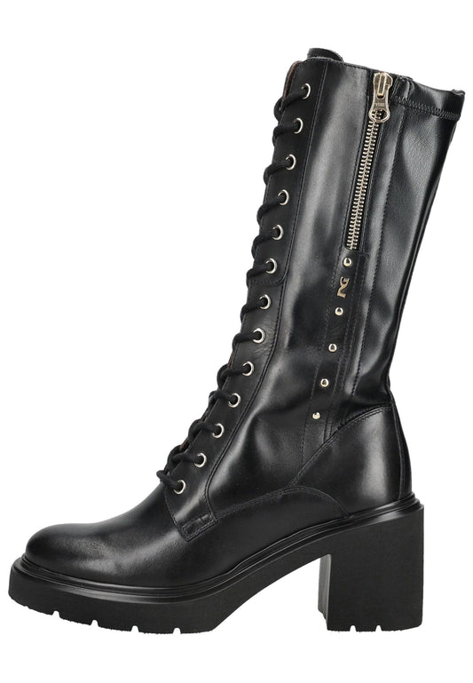 Nero Giardini Stiefel Lederimitat Schwarz