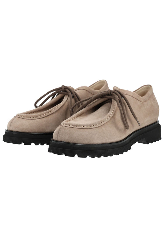 HASSIA Halbschuhe Veloursleder Taupe