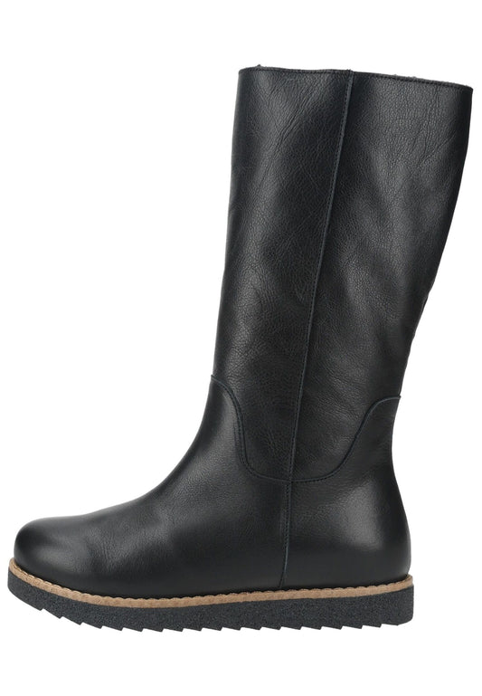 Andrea Conti Stiefel Leder Schwarz/Schwarz