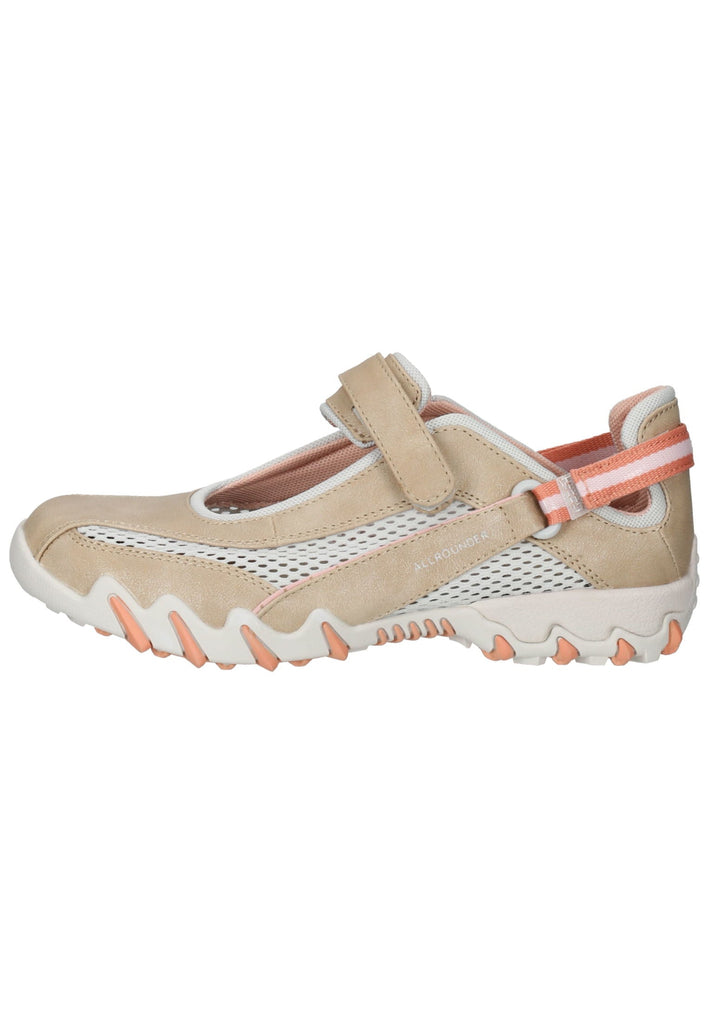 ALLROUNDER Ballerinas Lederimitat/Mesh Nougat