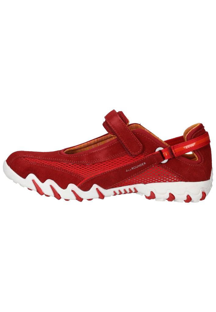 ALLROUNDER Halbschuhe Veloursleder Cherry