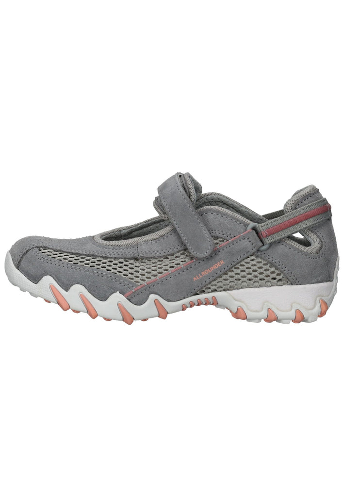 ALLROUNDER Halbschuhe Veloursleder Grau