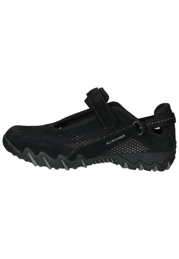 ALLROUNDER Halbschuhe Veloursleder Schwarz