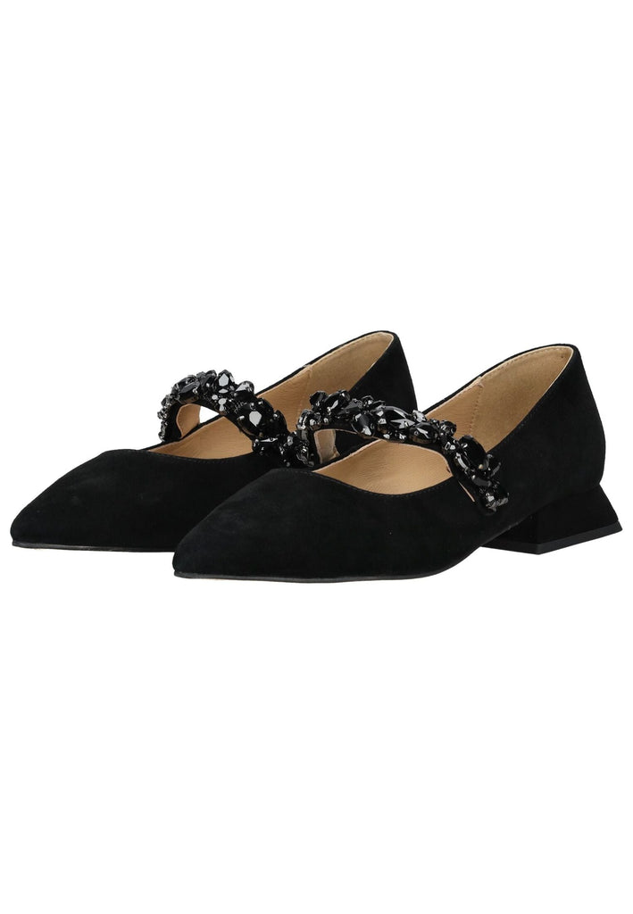 ALMA EN PENA Ballerinas Leder Schwarz