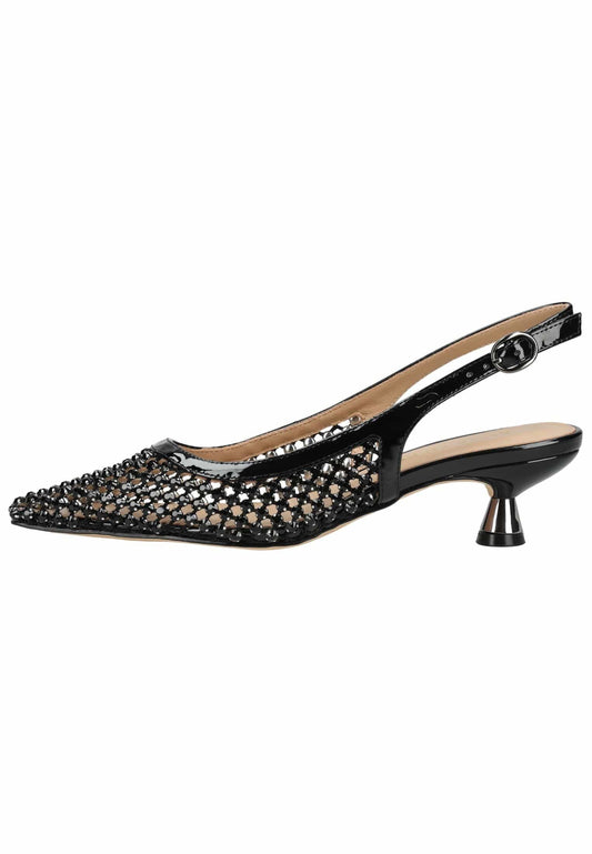 ALMA EN PENA Pumps Lederimitat/Textil Schwarz