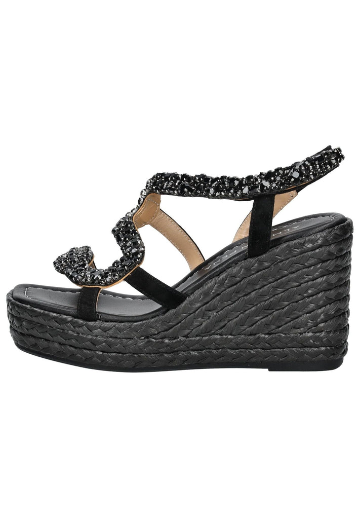 Sandalen ALMA EN PENA Sandalen Leder/Textil Schwarz