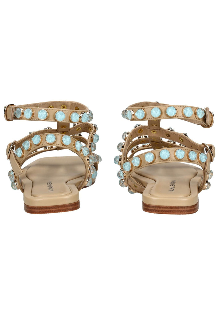 ALMA EN PENA Sandalen Leder Sand