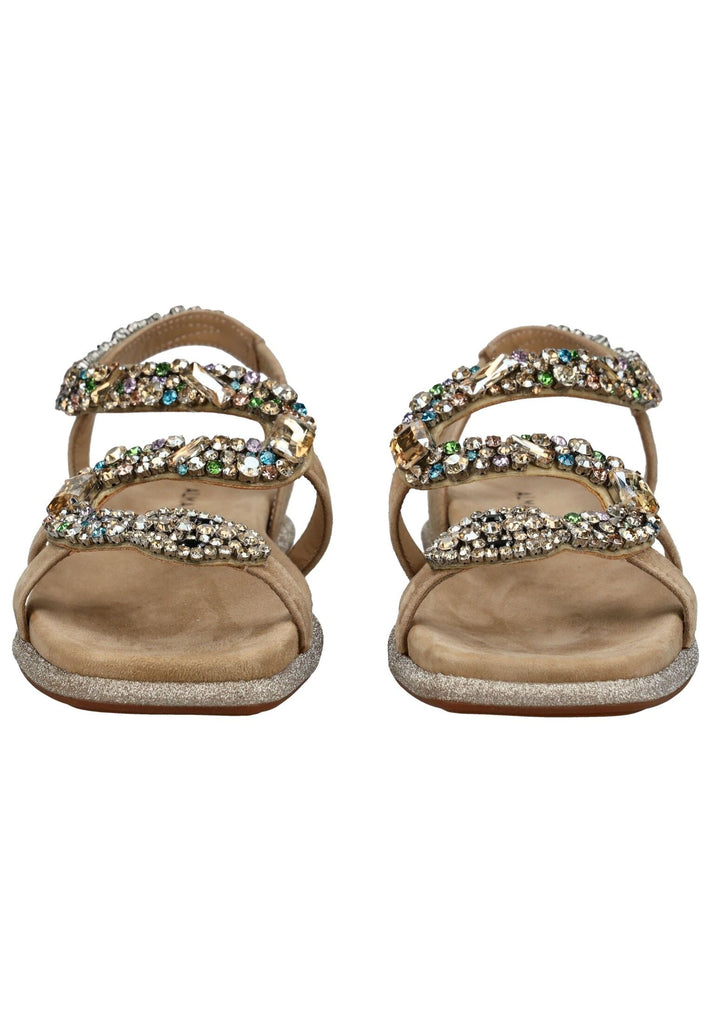 ALMA EN PENA Sandalen Leder/Textil Sand