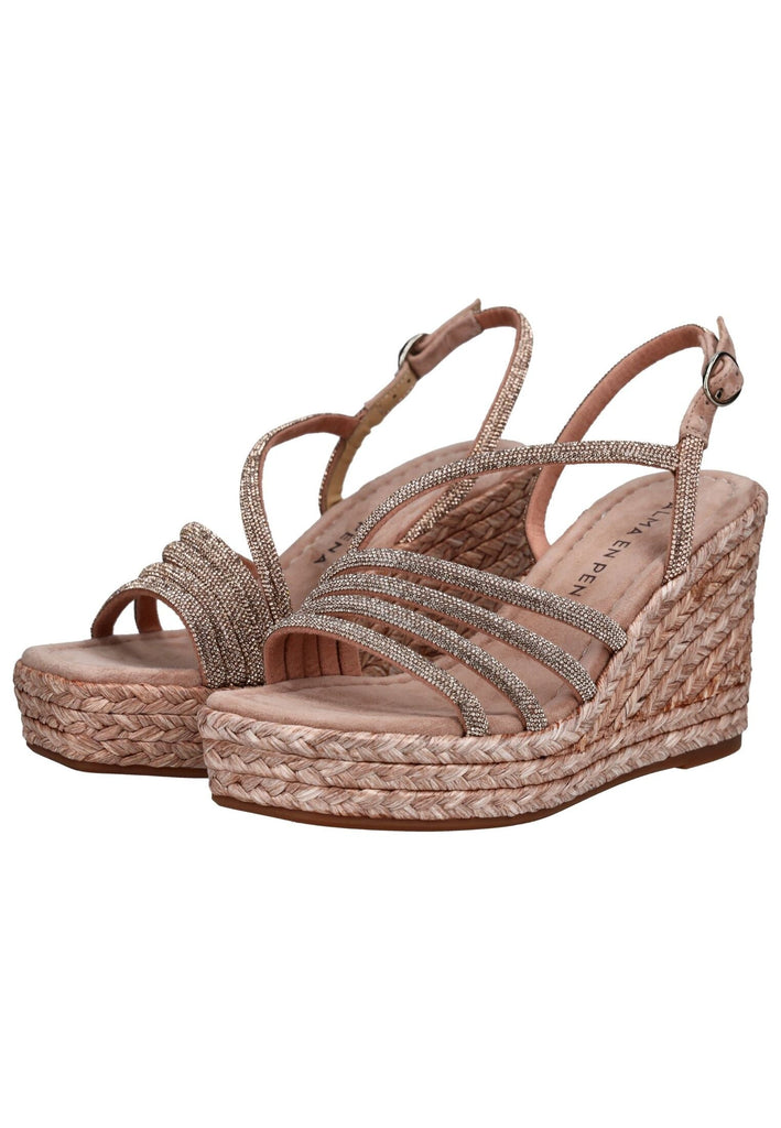 ALMA EN PENA Sandalen Textil Pink