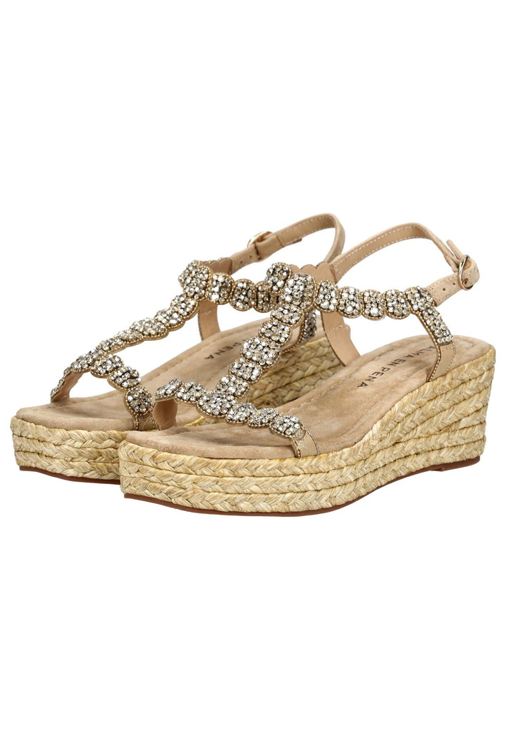 ALMA EN PENA Sandalen Textil Sand