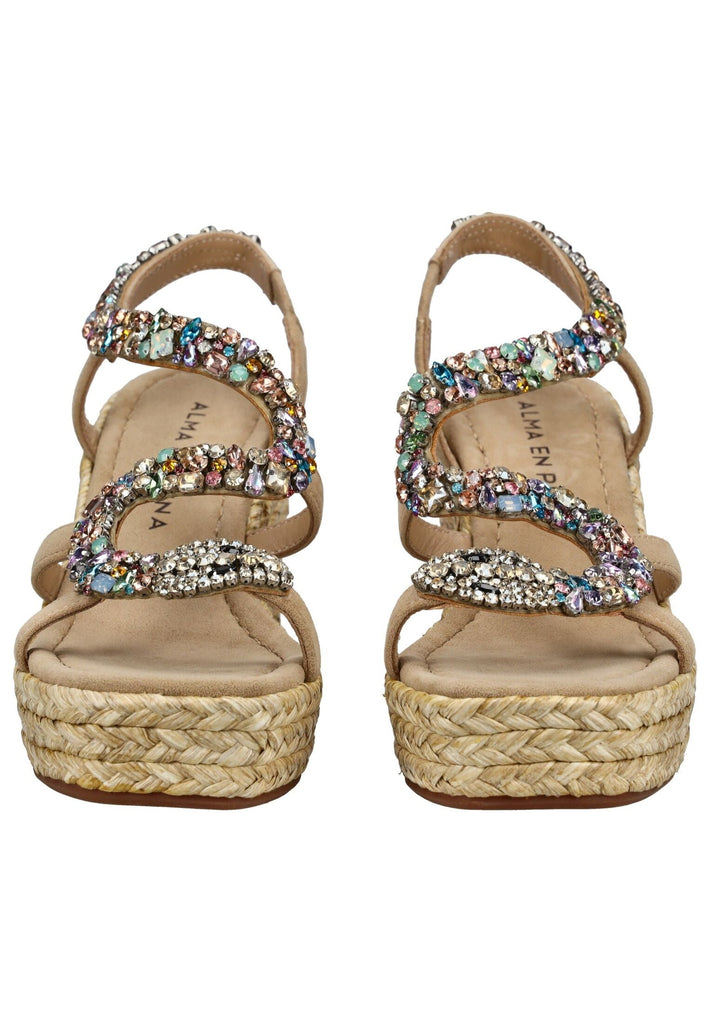 ALMA EN PENA Sandalen Textil Sand