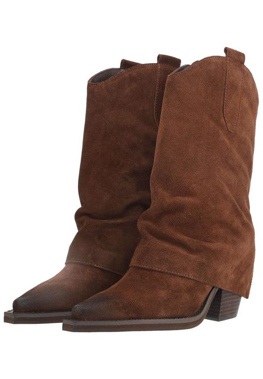 ALMA EN PENA Stiefel Leder Camel