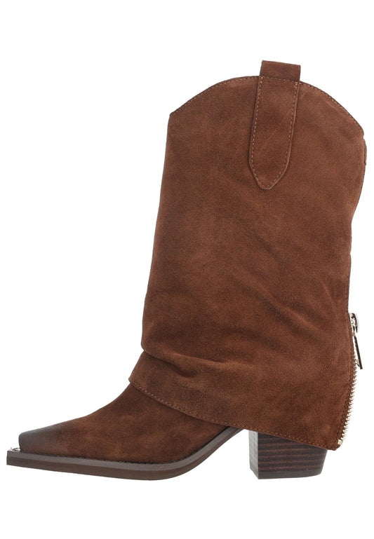ALMA EN PENA Stiefel Leder Camel