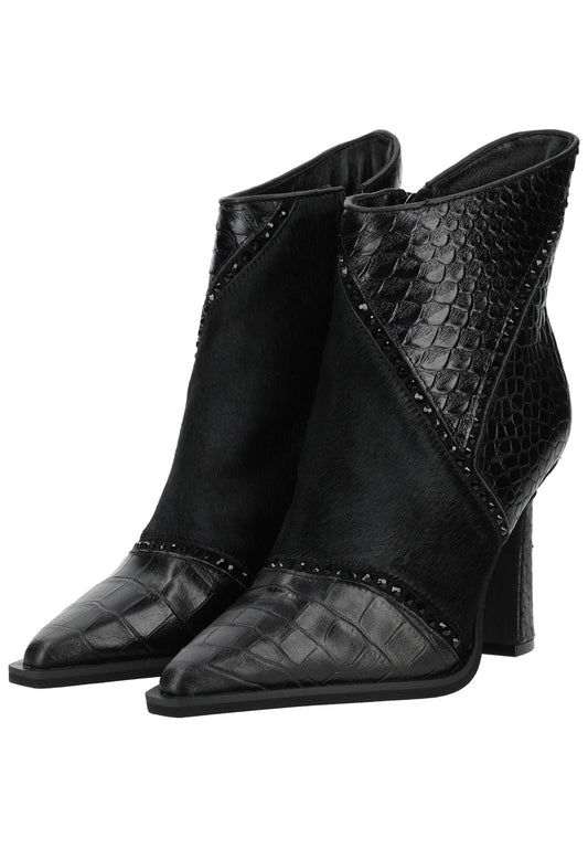 ALMA EN PENA Stiefelette Leder Schwarz
