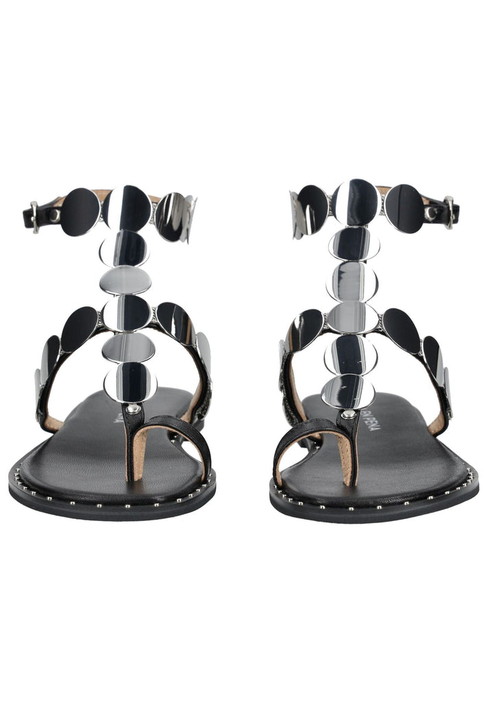 ALMA EN PENA Zehensteg Leder Schwarz