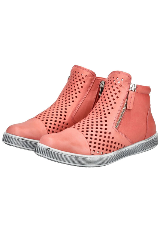 Andrea Conti Halbschuhe Leder Altrosa