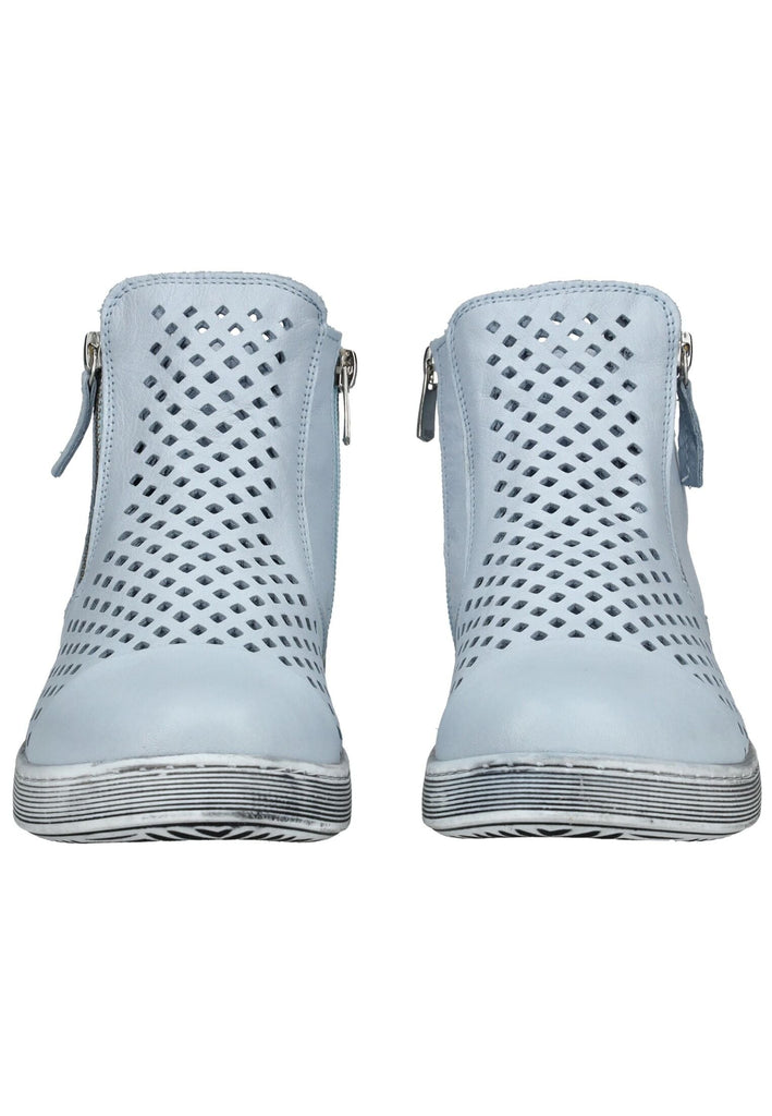 Andrea Conti Halbschuhe Leder Hellblau