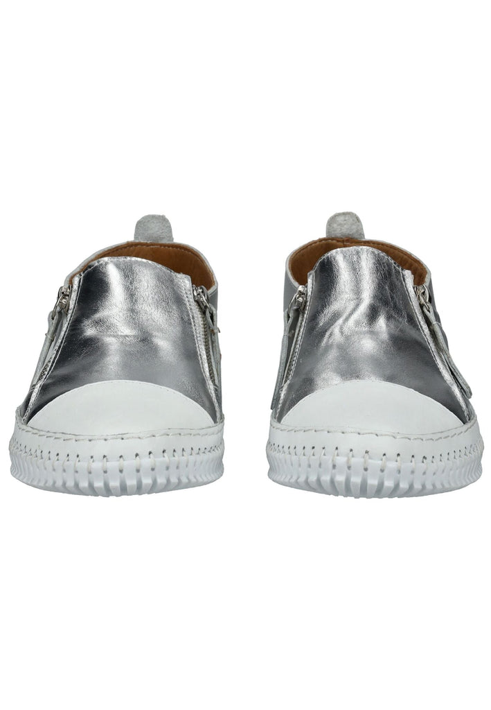 Andrea Conti Halbschuhe Leder Silber