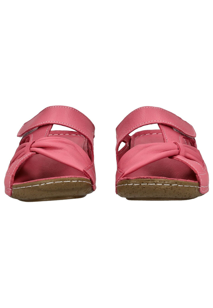 Andrea Conti Pantoletten Leder Koralle