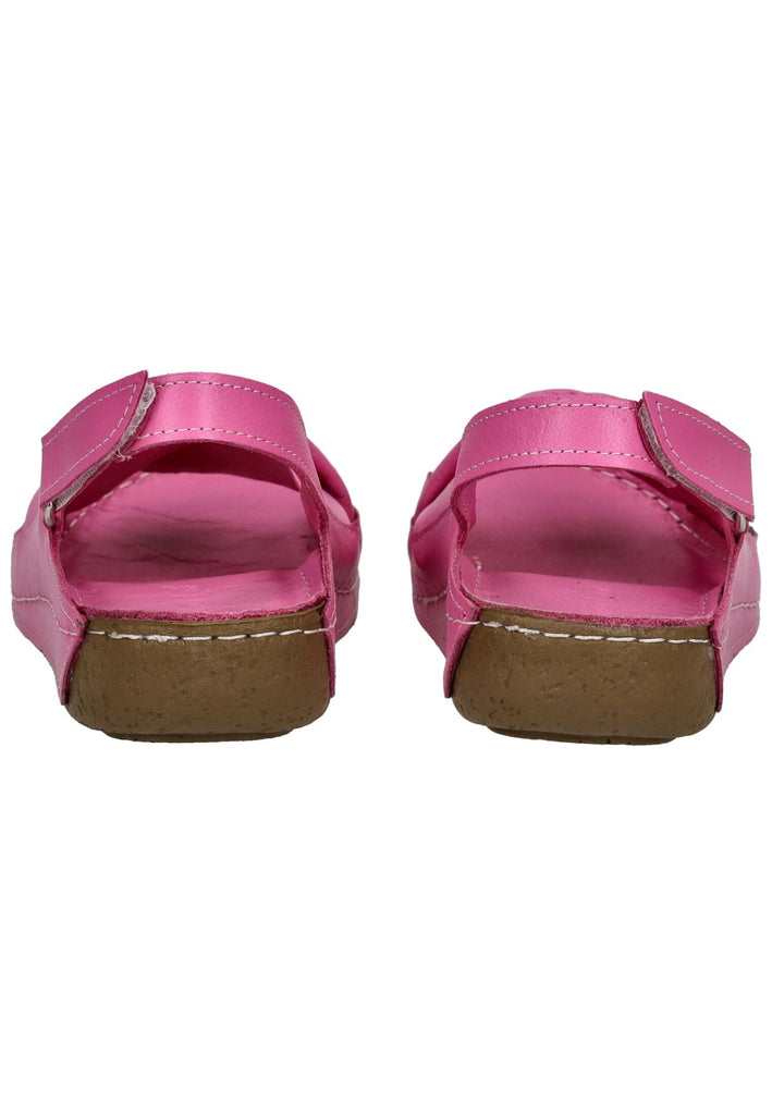 Andrea Conti Sandalen Leder Fuchsia