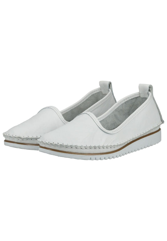 Andrea Conti Slipper Leder Weiß
