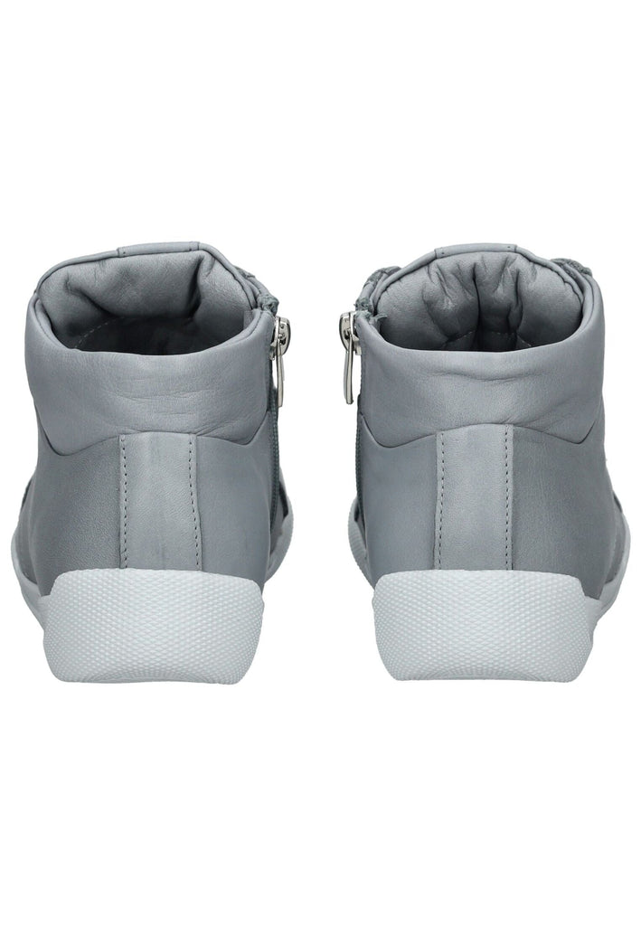 Andrea Conti Sneaker Glattleder Hellgrau