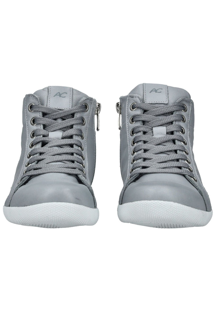 Andrea Conti Sneaker Glattleder Hellgrau