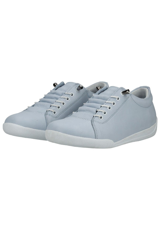 Andrea Conti Sneaker Leder Hellblau