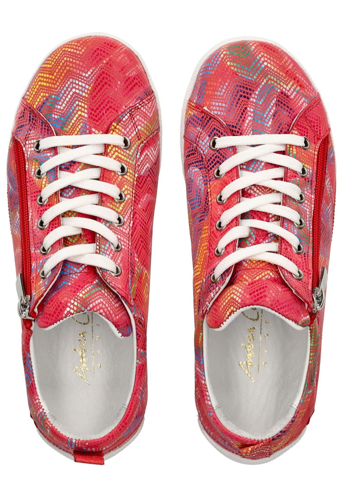 Andrea Conti Sneaker Leder Rot