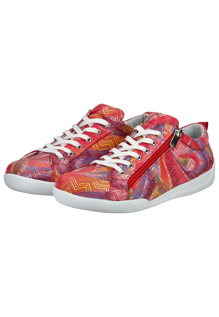 Andrea Conti Sneaker Leder Rot