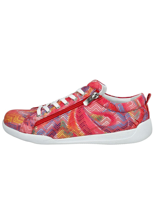 Andrea Conti Sneaker Leder Rot