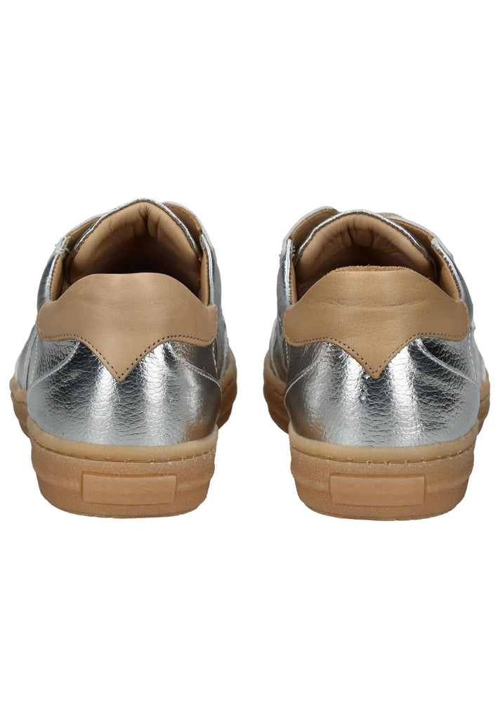 Andrea Conti Sneaker Leder Silber/Beige