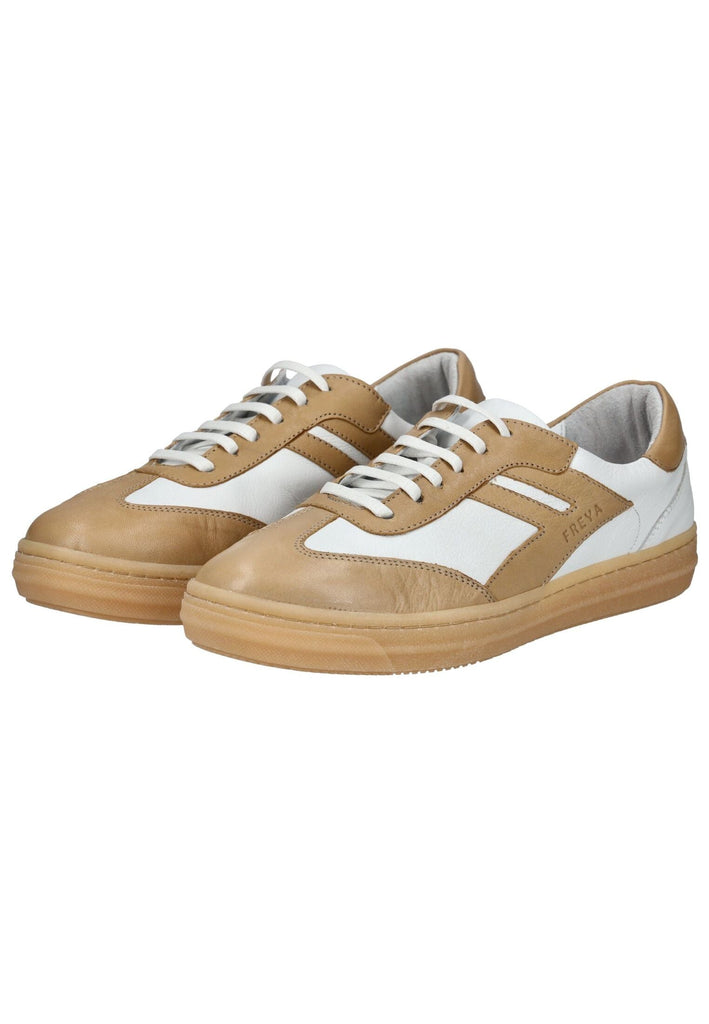Andrea Conti Sneaker Leder Weiß/Beige