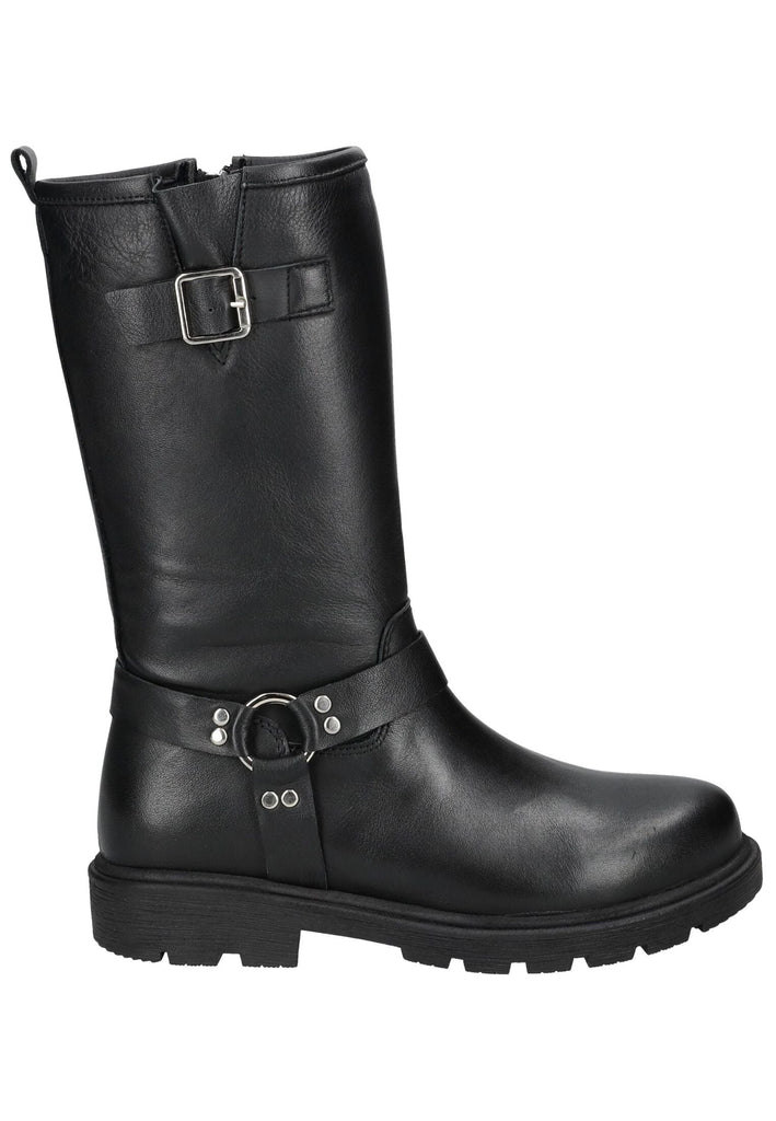Andrea Conti Stiefel Glattleder Schwarz Warmfutter